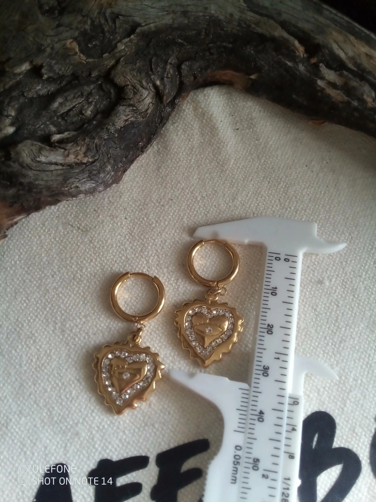 Pendientes criollos bohemios con corazones de circonita – photo 2
